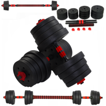 HANTLE REGULOWANE 2x15KG ZESTAW HANTLI 30KG + GRYF ŁĄCZNIK